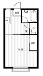 フジハイツ14号館の物件間取画像